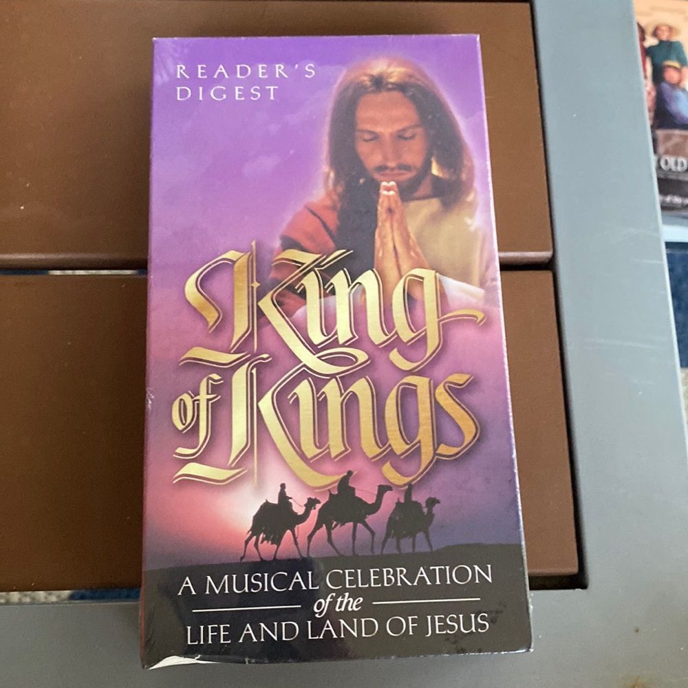 King of Kings A Musical Celebration of the Life Land of Jesus Sealed VHS Tape